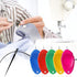 TOOVREN Needle Threader for Hand Sewing 12 Pcs Plastic Wire Hook Simple Threader for Needles Small Eye Needle Threader for Sewing Machine Needle T...